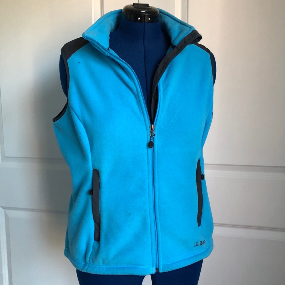 LL Bean fleece vest